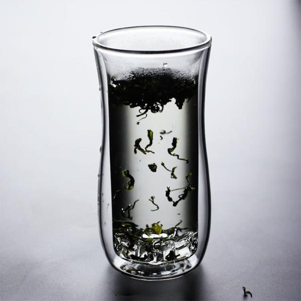 Double Walled 350ml Borosilicate Glass Turkish Tea Cups