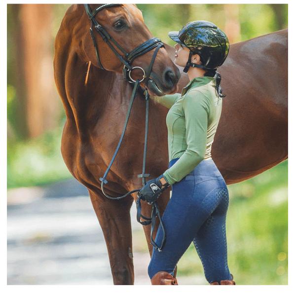 High Stretch Childs Horse Riding Tights Customized Silicone Riding Breeches