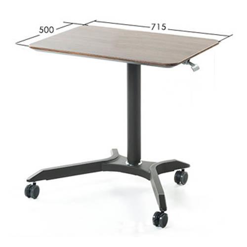 Modern Design Adjustable Table Top 500*710mm Size With Base And Wheels