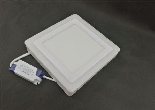 Square Double Color Led Panel 16W Home Decorative AC 85-265V Input For Home