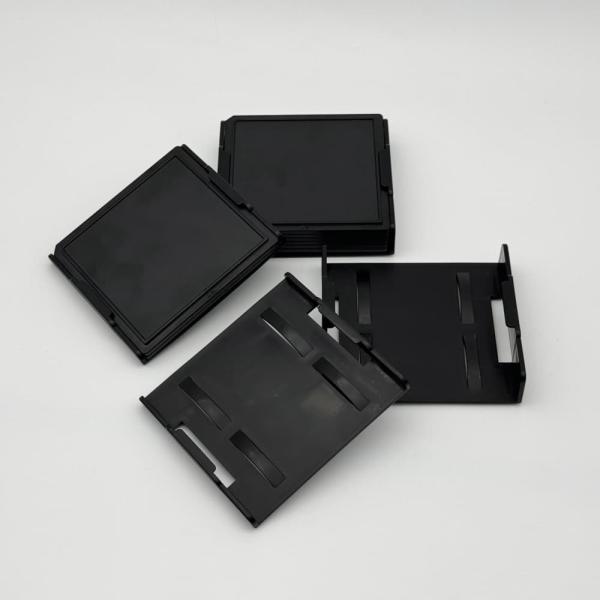 4 Inch ESD Waffle Pack Clip Black PP Material