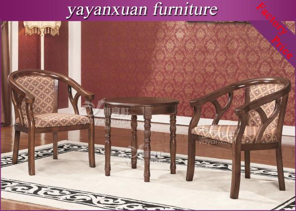 Reception Waiting Chairs WIth Wooden Material For Sale With Competitive Price (YW-35)