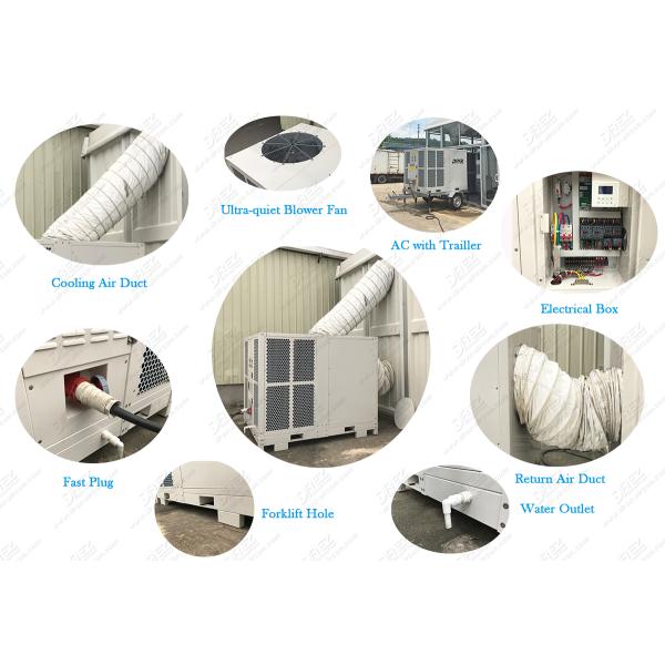 Horizontal Exhibition Tent Air Conditioner Temporary Spot Cooling Air Cooling And Heating