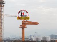 JIUHE HG28B 28 metros Zoomlion bomba de concreto colocação boom 3 secção boom concreto boom colocador