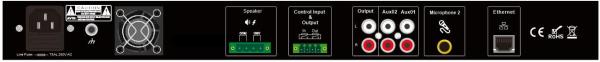 Sound Equipment 500w Ip Pa System Ip Network Amplifier