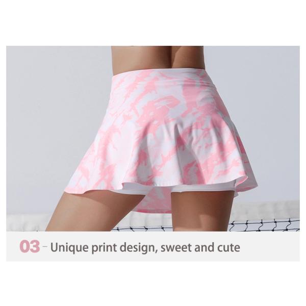 Талия атлетической йоги спорта юбки тенниса женщин ODM высокая замыкает накоротко