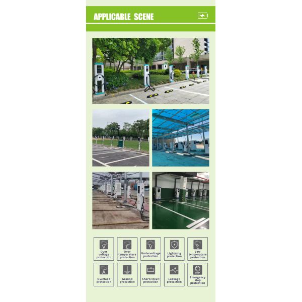 Reliable 60KW Fast Charging  EV Car Charger New Condition  Floor-Mounted Charging Station