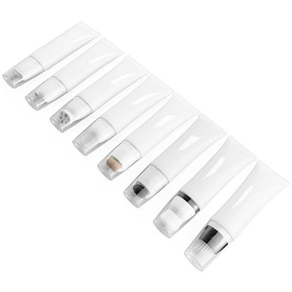 Plastic Beauty Tube with different applicators in Glossy or Matte Surface Finish Ideal Packaging Solution for Cosmetics and Skincare