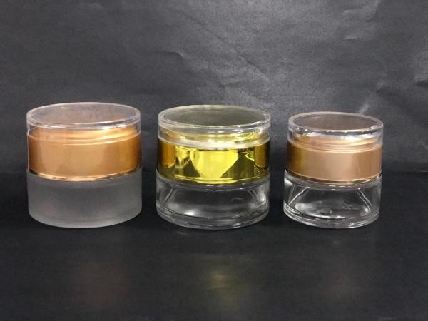 Reusable Glass Cosmetic Jar Face Cream Jars, Skincare Containers Cream Bottles Various Cplor