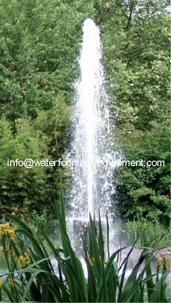 Full Stainless Steel Foam Fountain Nozzle , Geyser Jet Fountain Heads For Ponds