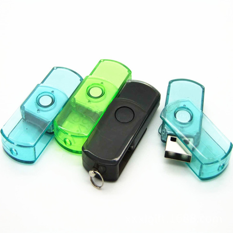 Прозрачный USB извива случая управляет одобренной ручкой ROSH памяти 2,0 3,0 256GB