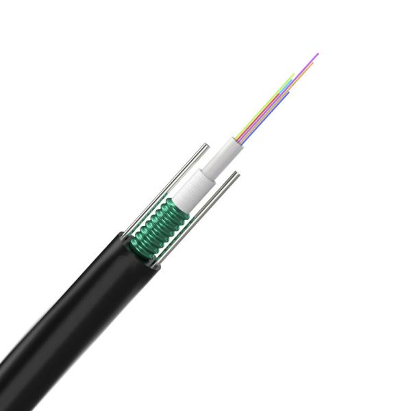 GYXTW 12 Core Single Mode Armoured Fiber Optic Cable With PBT Loose Tube