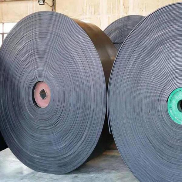 600mm EP200 Black Heavy-Duty Polyester Conveyor Belts with High Strength and Wear Resistance