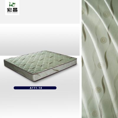 resistência de tiquetaque impressa poliéster 100% da luz da tampa de colchão da tela 90gsm