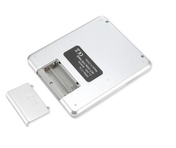 Balance de cuisine numérique 3000gx0.1g alimentée par 2 piles AAA, mini balance de poche en acier inoxydable, précise pour bijoux, balance électronique, poids en grammes d'or