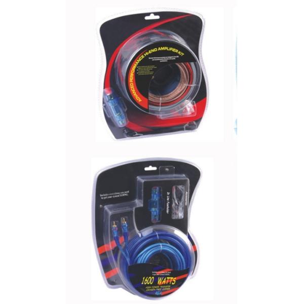 5meter Power cable OEM Blister Gift box Packgae 10 GA Car Audio Amplifier Wire Kit with 60A AGU Gold Fuse Holder