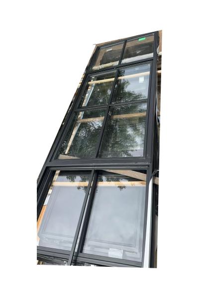 Affordable Weather Resistant Aluminium Glass Windows / Fire Rated Steel Doors With Easy Installation