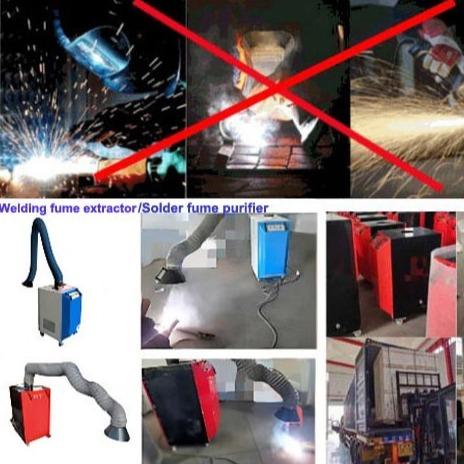 Portable Welding Fume Extractor with High Negative Pressure