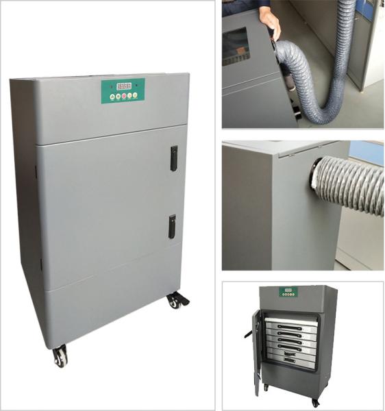 500W Power Silver Electric Welding Fume Extractor For Laser Cutting Machine