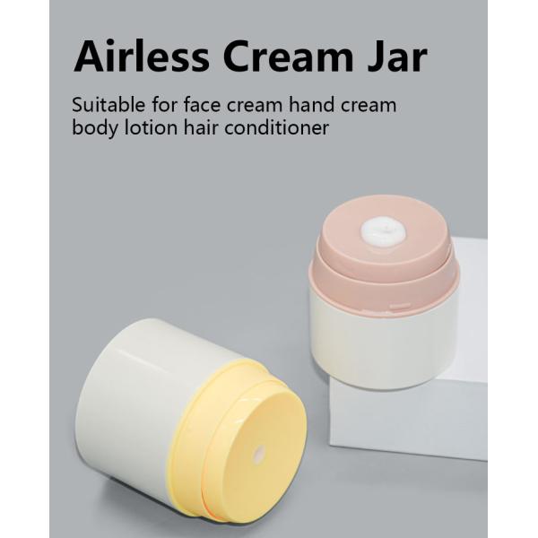 забота кожи круга 50g упаковывая акриловый безвоздушный опарник для продуктов младенца