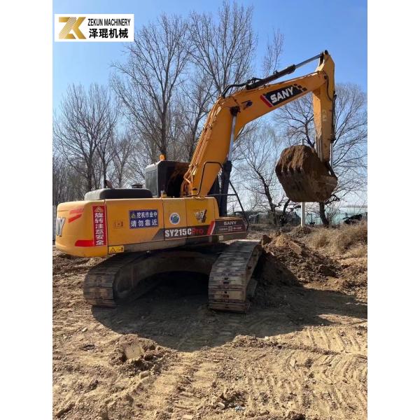 2017 Sany SY215C Pro Excavator 1.2M³ Bucket Capacity Used Sany Excavator