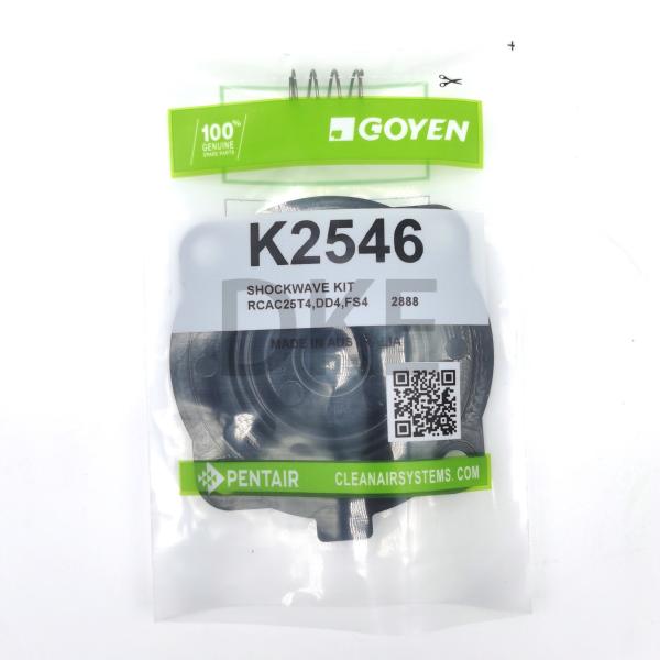 Goyen RCAC25 Diaphragm Kit Type K2546 Series T4, DD4, FS4 Nitrile Material