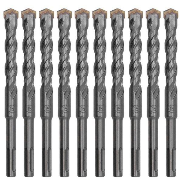 High Helix 12mm SDS Drill Bit , Tungsten Carbide Rotary Hammer Drill