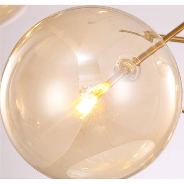 Branch Geometric Line Glass Pendant Light Kitchen Island Dining Loft Decoration