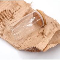Papel de embalagem perfurado favo de mel reciclado para empacotar artigos frágeis