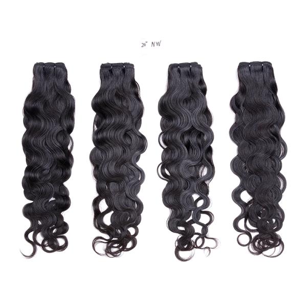 Человеческие волосы смешанной длины индийские не связывают продолжительный никакой линяя естественный смотреть