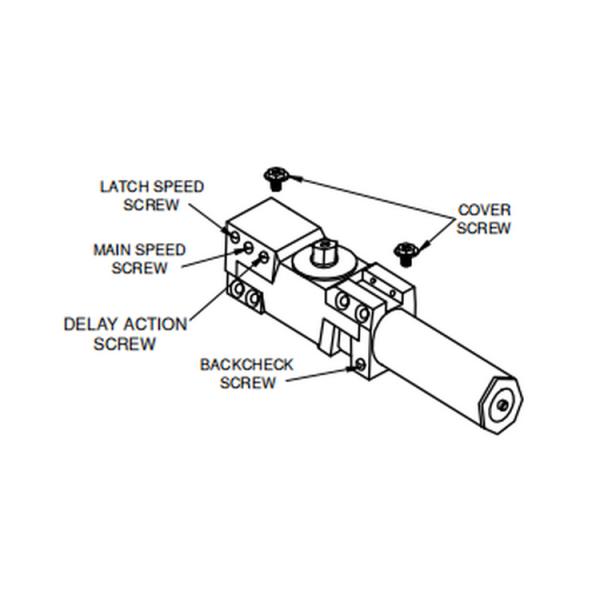 Extra Heavy Duty Commercial Hydraulic Door Closer Forged Steel Arm Safety Control