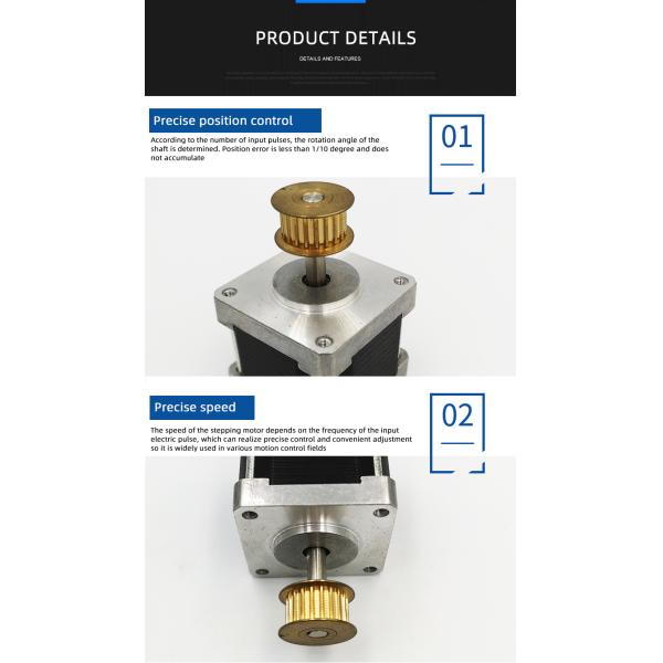 Faradyi Customized Nema17 42mm Stepper Motor For 3D Printing Machine Micro Full Step Driver Motor