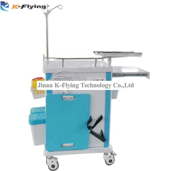 Hospital Furniture ABS Emergency Medicine Medical Trolley Cart