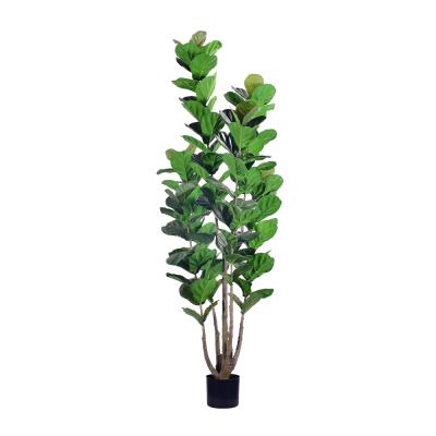Wholesale Artificial Plants Suppliers Multi-Stem 7.3ft 8.6ft Faux Fiddle Leaf Fig Tree For Home Living Room Office Decor