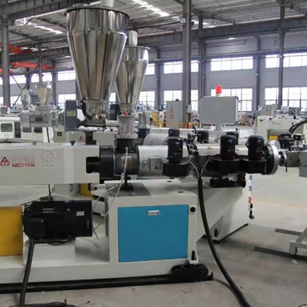 Customized Glazed Tile Profile Extrusion Line PVC Extruder Machine for Production