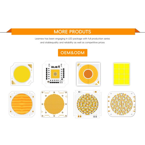 Wholesale High Luminous Efficiency 300W+300W 5555 Bicolor High Power COB LED Chip High CRI 95 White COB  for Film Video Light