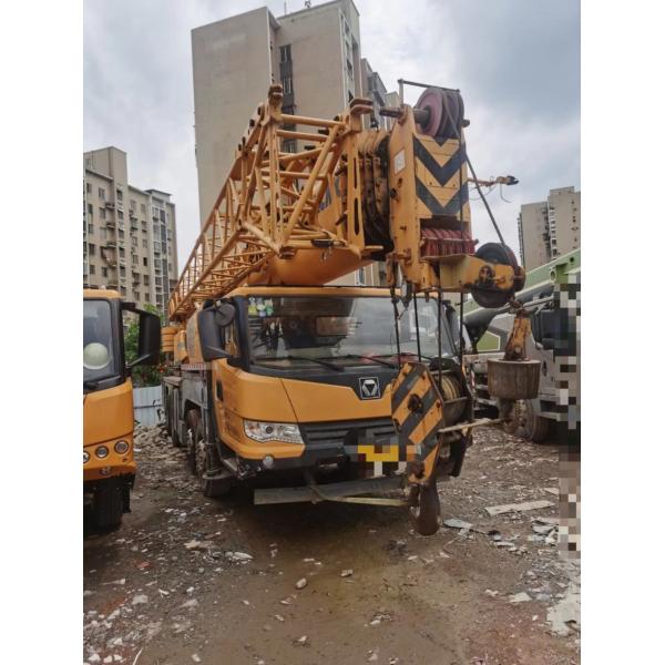 Granas móviles de 55 toneladas Terrian Granas usadas de camiones Granas telescópicas montadas Servicio postventa