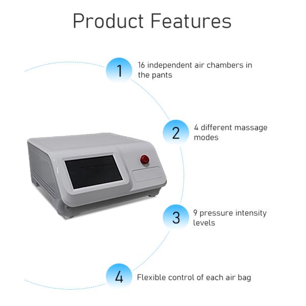 Air Pressure Wave Slimming Machine with Trousers Cellulite Removal Presoterapia Legs Detox Slimming Machine