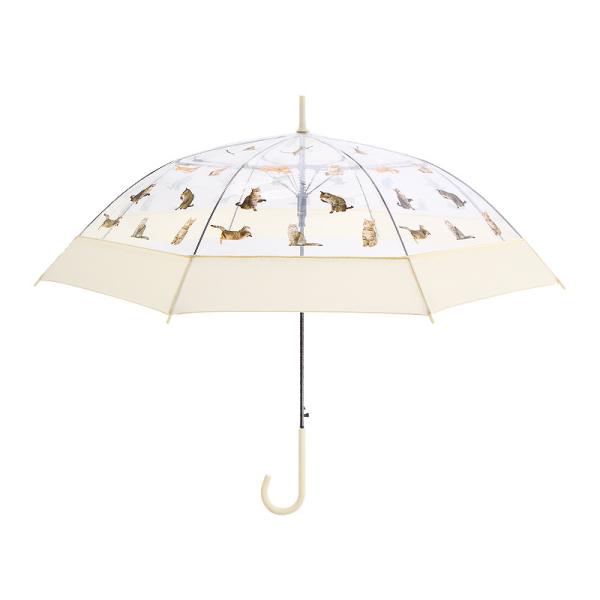 Creative Cat Dog Pattern Straight Umbrella 23 Inches*8k 8 Bone Automatic Fiber Bone