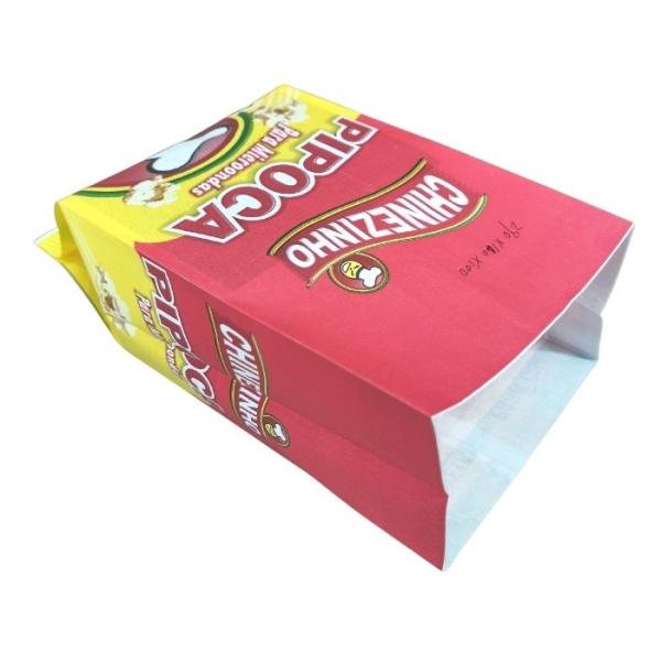 Red DIY Microwave Popcorn Bags Food Grade  Greaseproof Paper 95 Microns