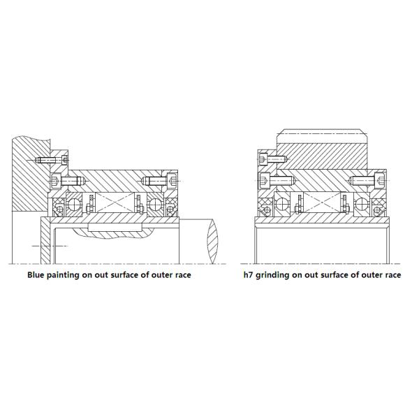 CKZF-C 700N.M 40mm ID Unidirectional Clutch Bearing Supported