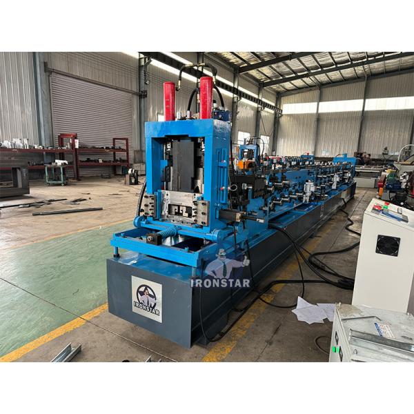 “Factory Direct 80-300mm Adjustable Size C Purlin Roll Forming Machine Automatic C Channel Purlin Forming Machine for Ecuador”