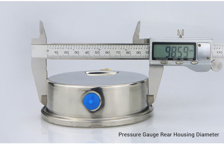 Manufacturers Sales 100mm 60bar/Psi Bourdon Tube Glycerin Filled Oil Pressure Gauge