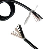 22AWG 18 retira o núcleo do TPE trançado desencapado do fio de cobre isolou o preto