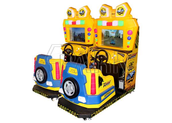 Coin Pull Arcade Racing Car Game Machine Go Kart Electric Car Simulator For Kids