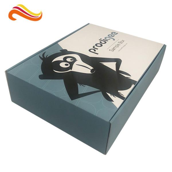 CMYK Corrugated Shipping Box , Foldable Carton Packaging Boxes Custom Printed