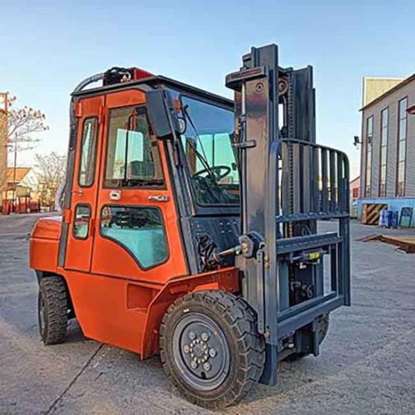 New Diesel Forklift Truck 3500kgs 3.5 Ton Forklift Diesel With Cabin