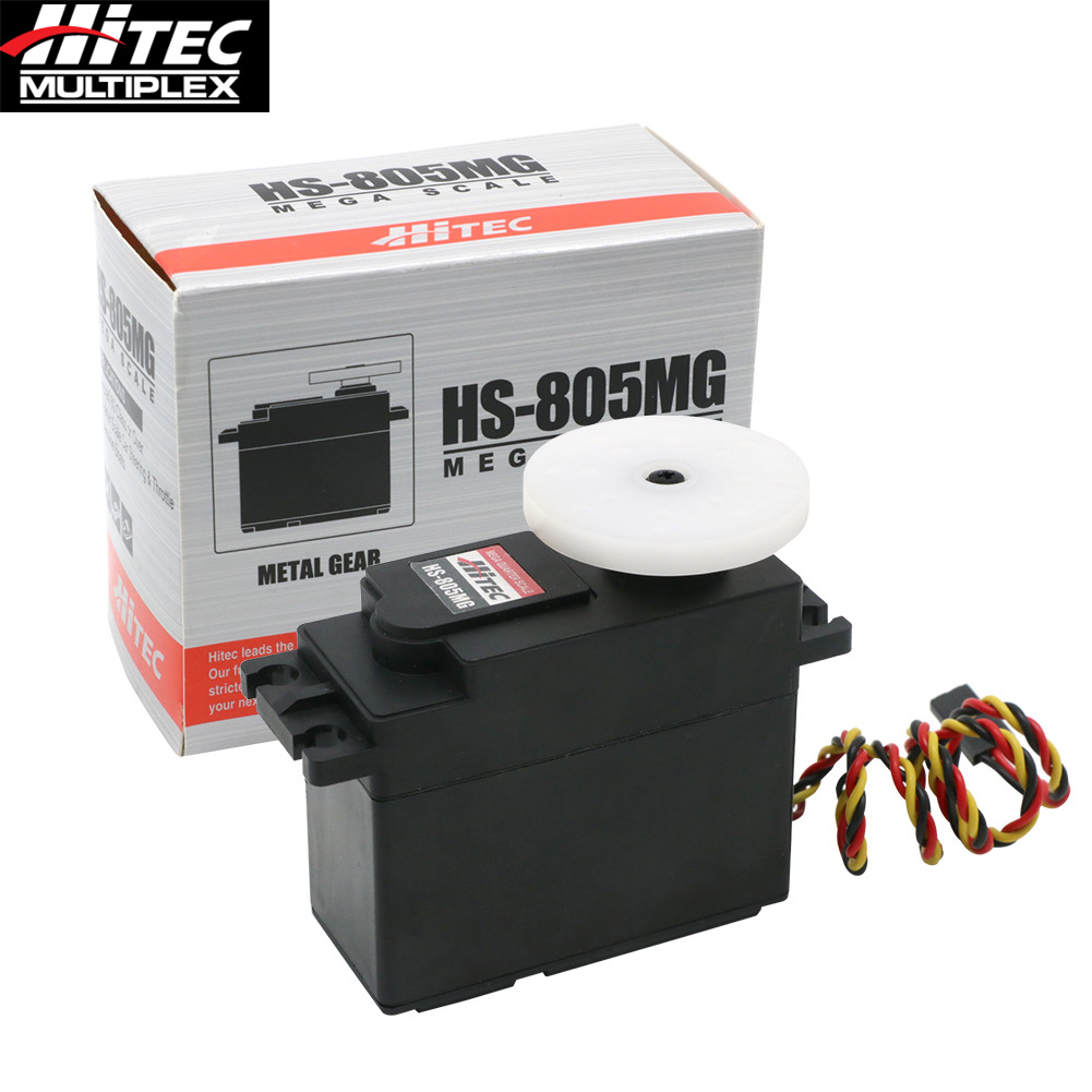 Hitec HS-805MG HS 4.8V-6.0V Water Dust Resistant Mega Metal Gear 8Mm Output Shaft Dual Ball Bearings Servo For 1/5Th Car