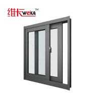 Ventana corredera de UPVC Negro Blanco o malla de acero inoxidable duradero