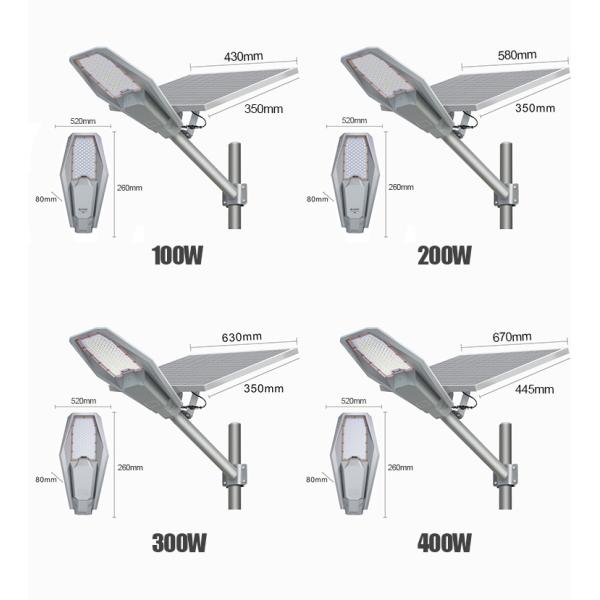 Lifespan hours 50000 Solar Street Lights Remote Control Waterproof Solar Led Light